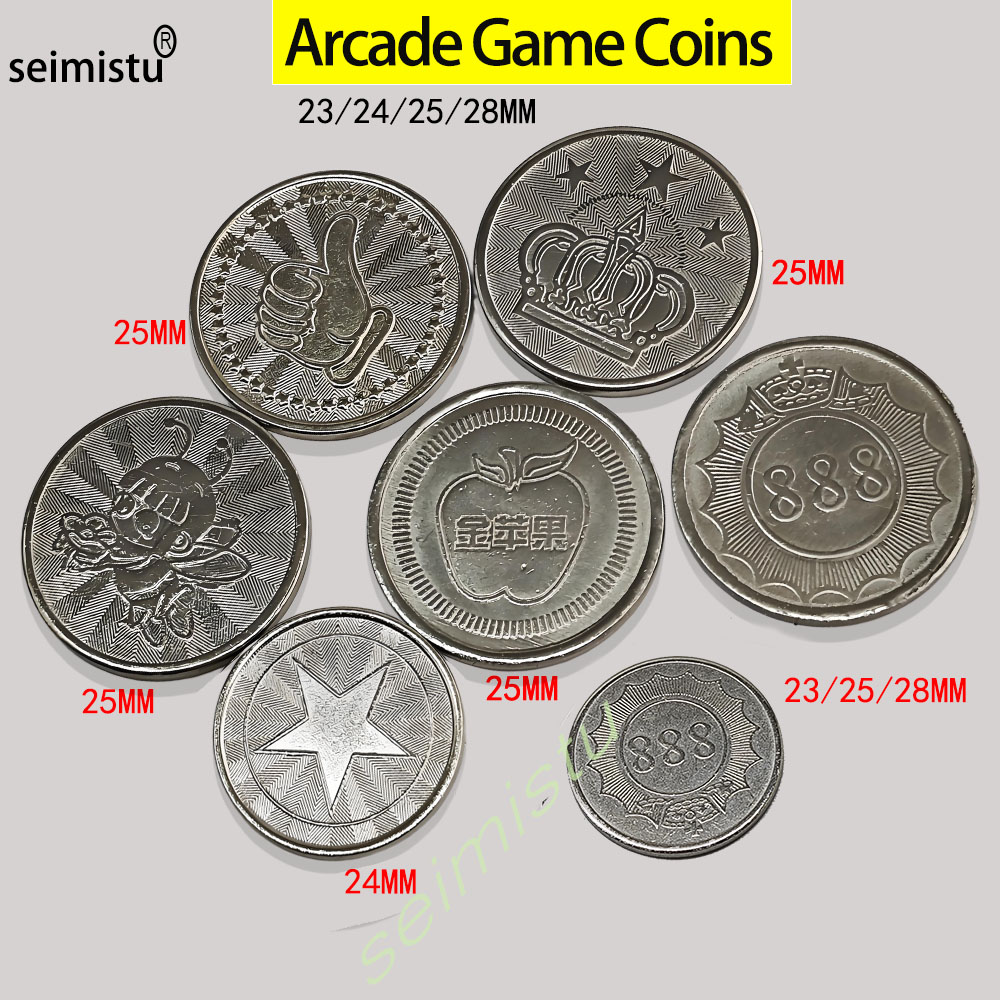 Arcade Vending Machines - 100 adet Paslanmaz Çelik 23/24/25 mm