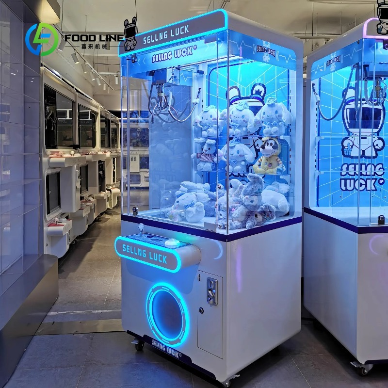 Arcade Toy Claw Vending Machine - Özel Tasarım Jetonlu Metal Vinç Pençeli